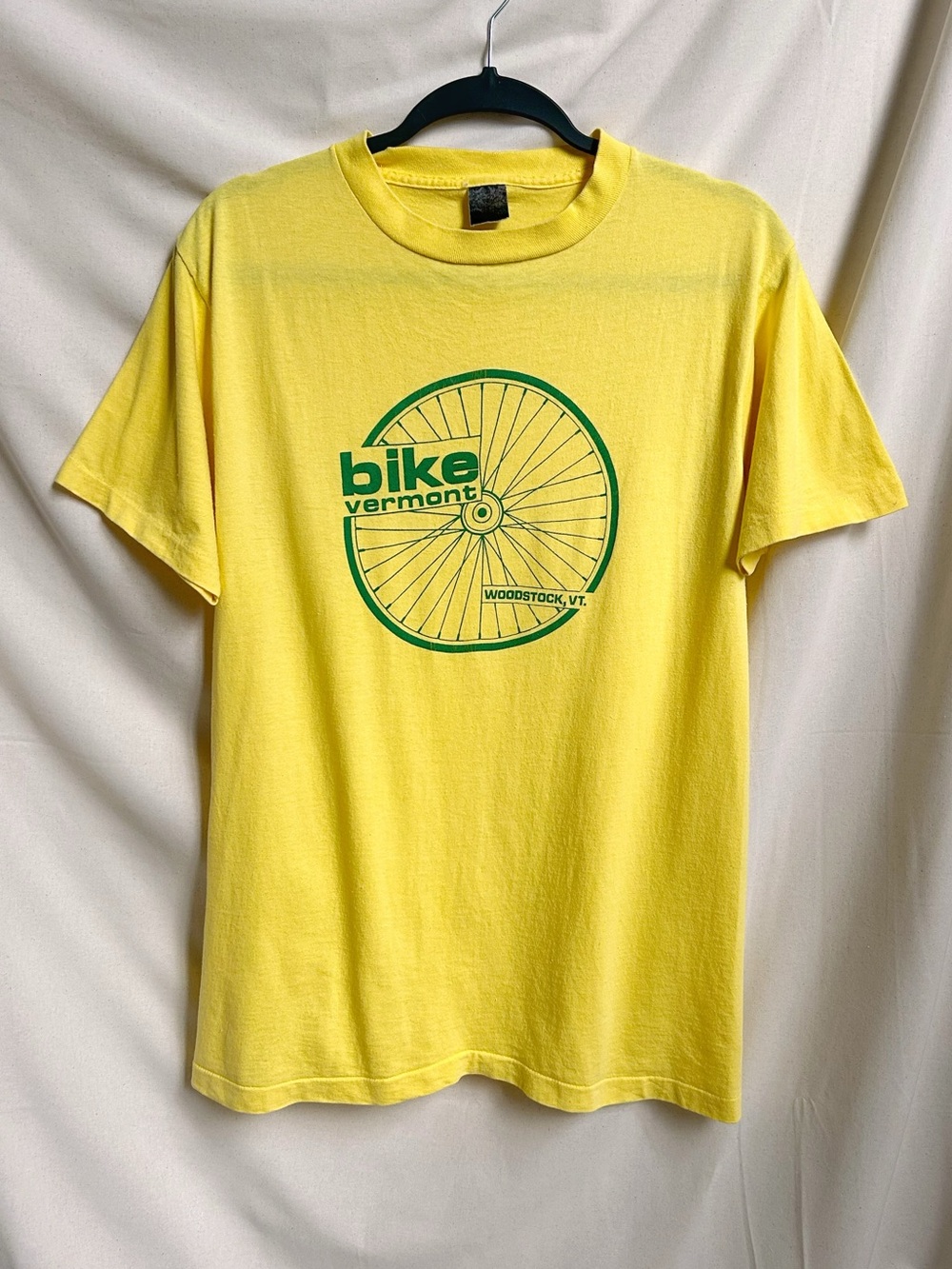 90s vintage Bike Vermont T-shirt single stitch bicycle woodstock wheel cyclist